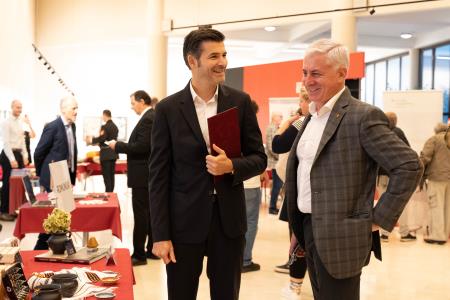 Odprtje razstave; Foto: Mariia Bortiakova, arhiv Občine Sežana